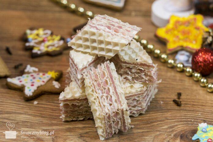 Wafle z galaretką