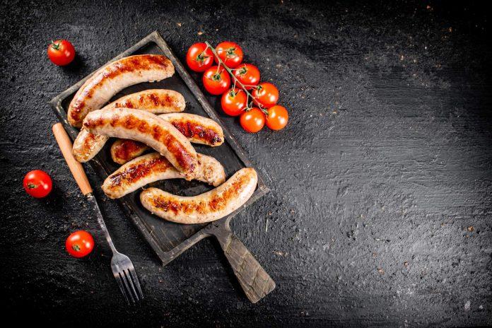 Biała kiełbasa z grilla